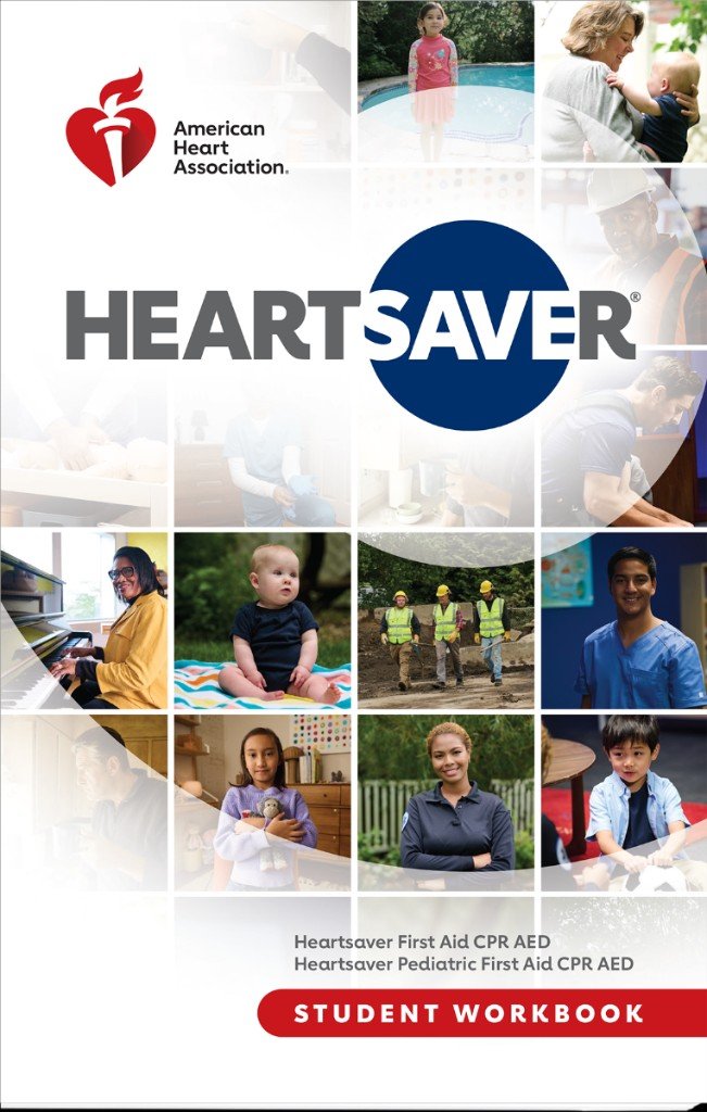 AHA Heartsaver First Aid and Pediatric First Aid CPR AED Student Workbook cover